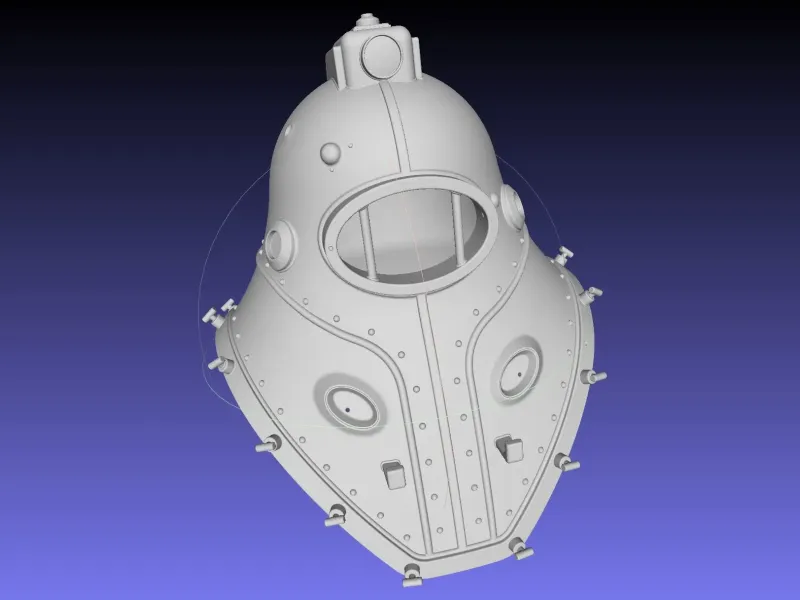 Bioshock Big Daddy Subject Delta Helmet Assembly