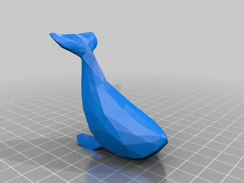 WHALE LOW POLY
