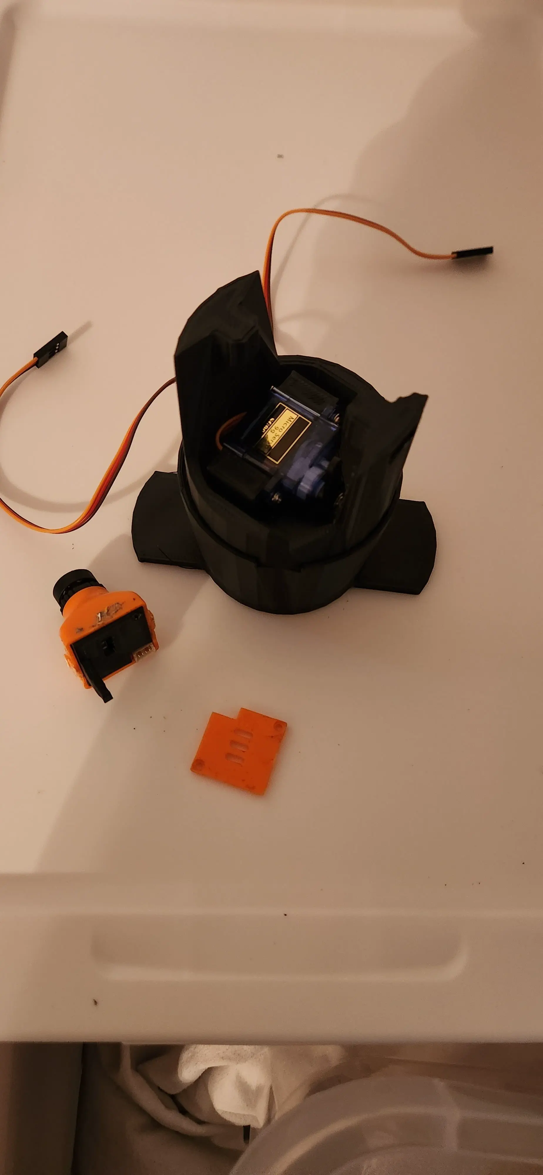 Fpv camera pan and tilt turret