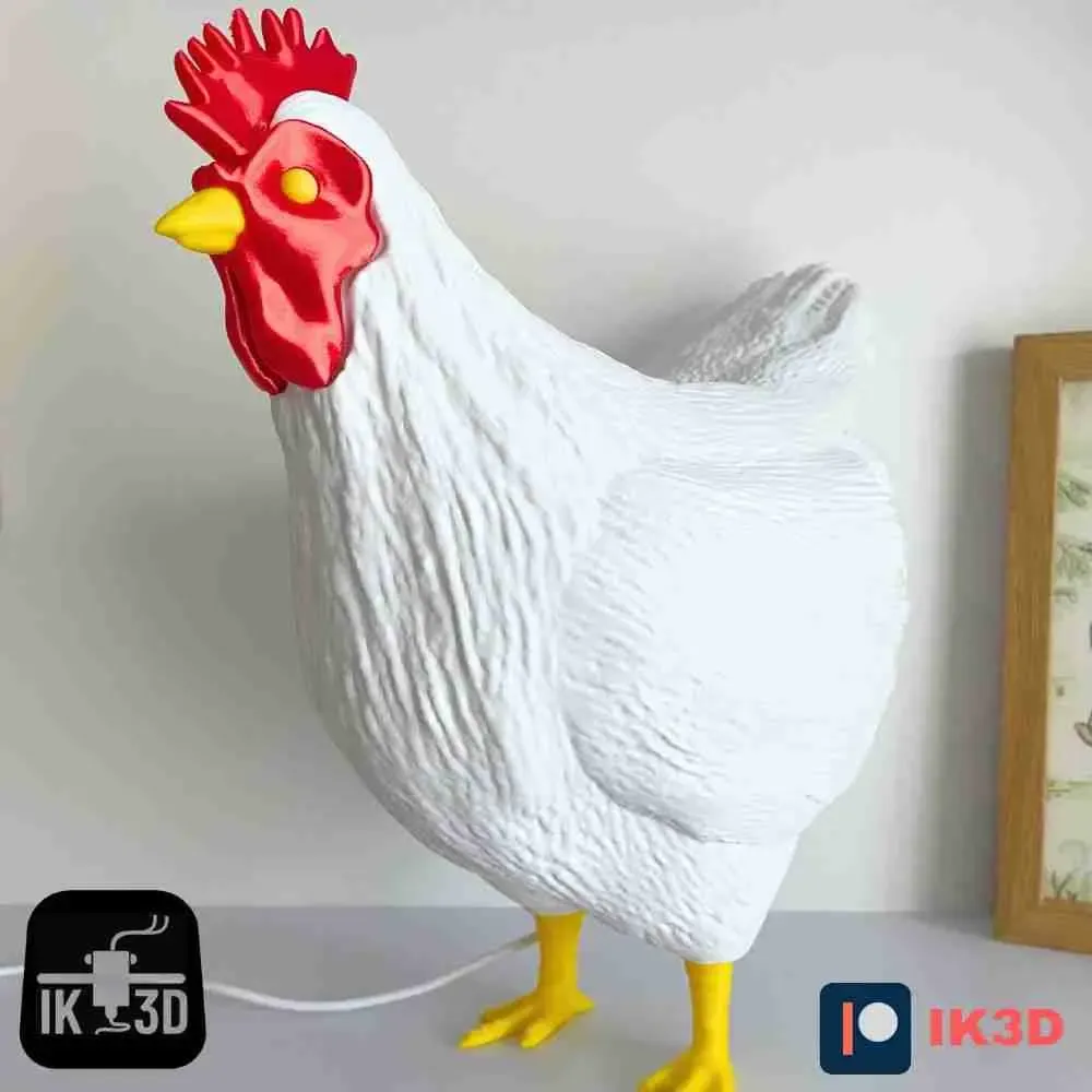 FUNNY CHICKEN EGG LAMP / FIGURINE MULTIPARTS