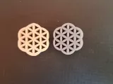 Modular necklace with seed of life beads and Flower of Life-2