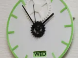 Clock with day and date-0