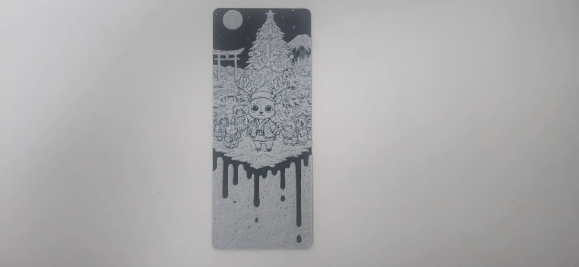 Cute Reindeer Christmas Fuji Bookmark