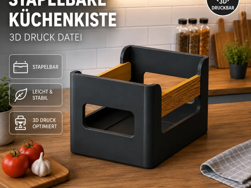 Stackable Kitchen Crate Box