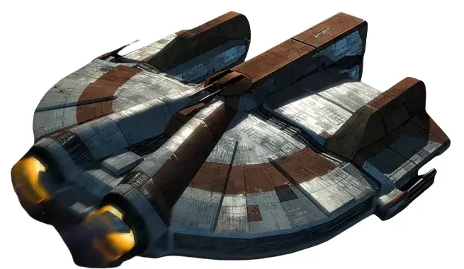 Star Wars Ebon Hawk STL Model