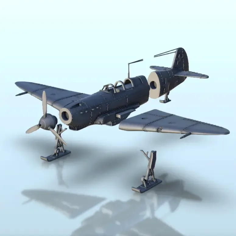 Yakovlev Yak-2 (on skis version) - WW2 Terrain plane