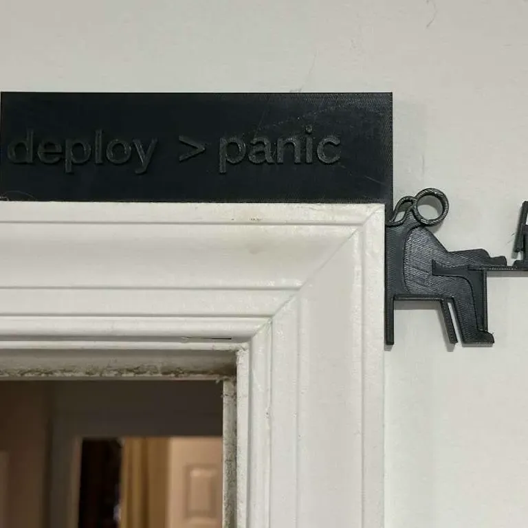 Developer ecommerse door sign