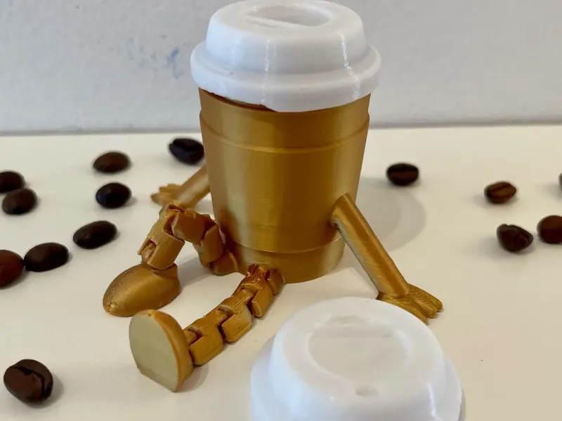 フレキシコーヒーカップバディ（可動式 - サポート不要）