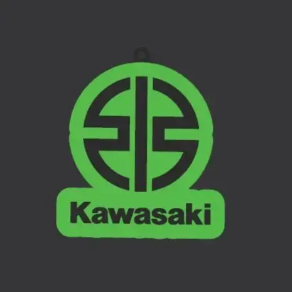 Kawasaki Logo Keychain
