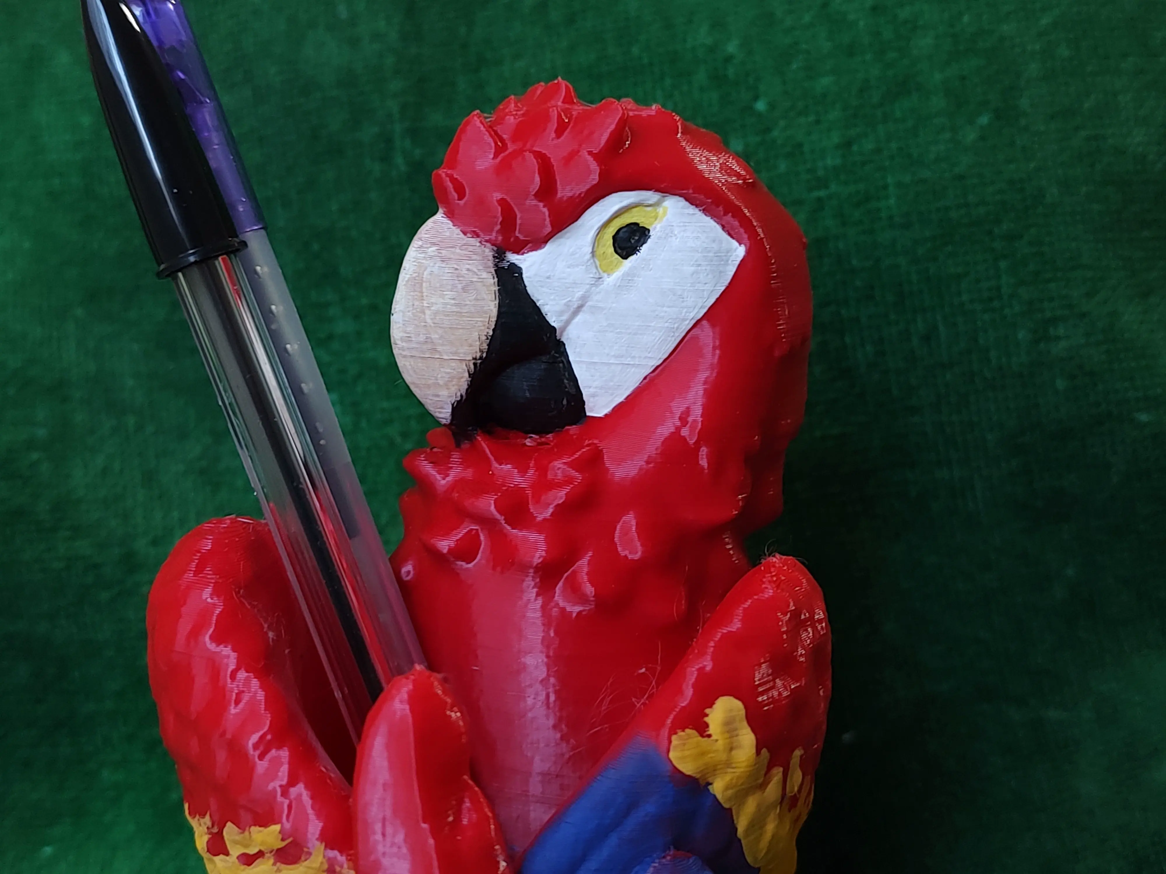 Macaw Pencil Holder