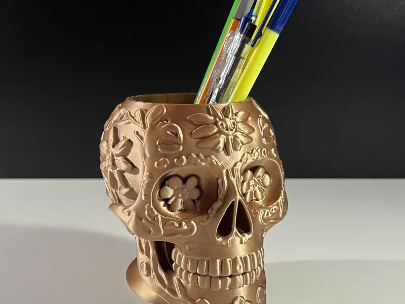 Skull Pen Holder