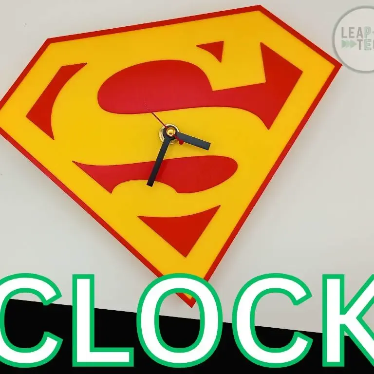 SUPERMAN LOGO WALL CLOCK