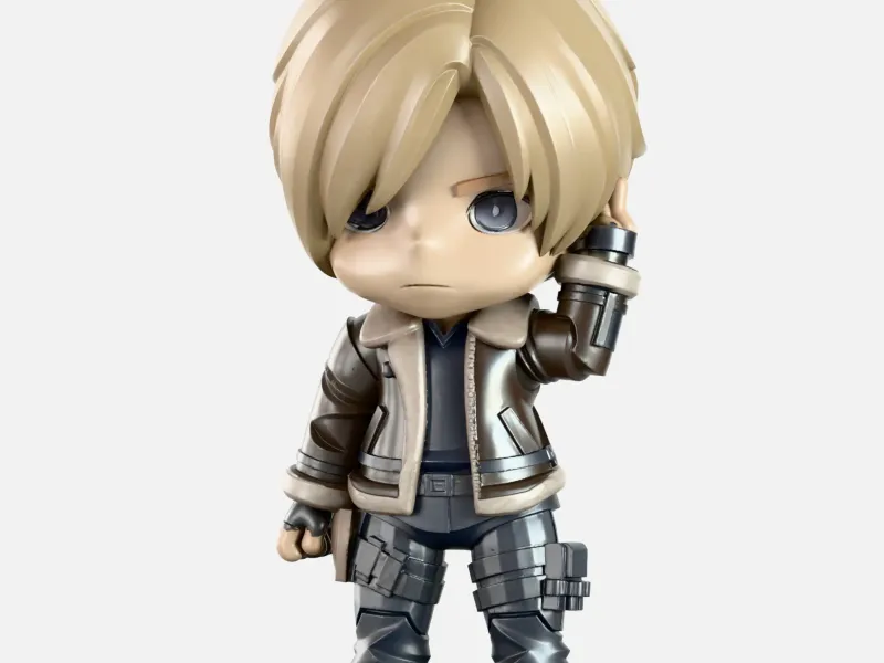 Leon S. Kennedy Chibi Resident Evil Fan Art