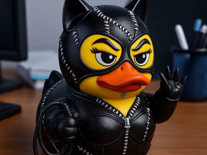 Rubber Duck - Cat woman new version DC - 3d print