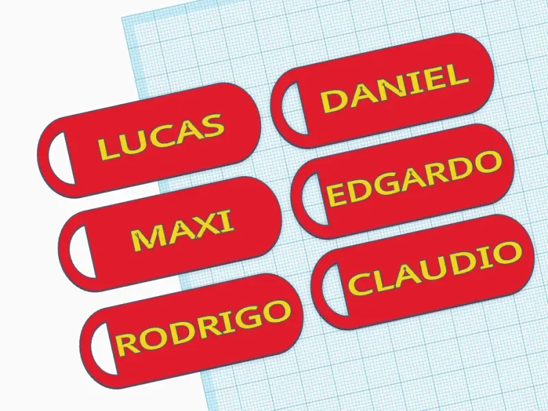 Schlüsselanhänger mit Namen Lucas
