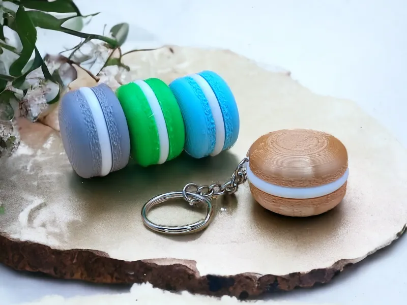 Macaron keychain 
