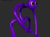 PURPLE FROM ROBLOX RAINBOW FRIENDS | 3D FAN ART-1