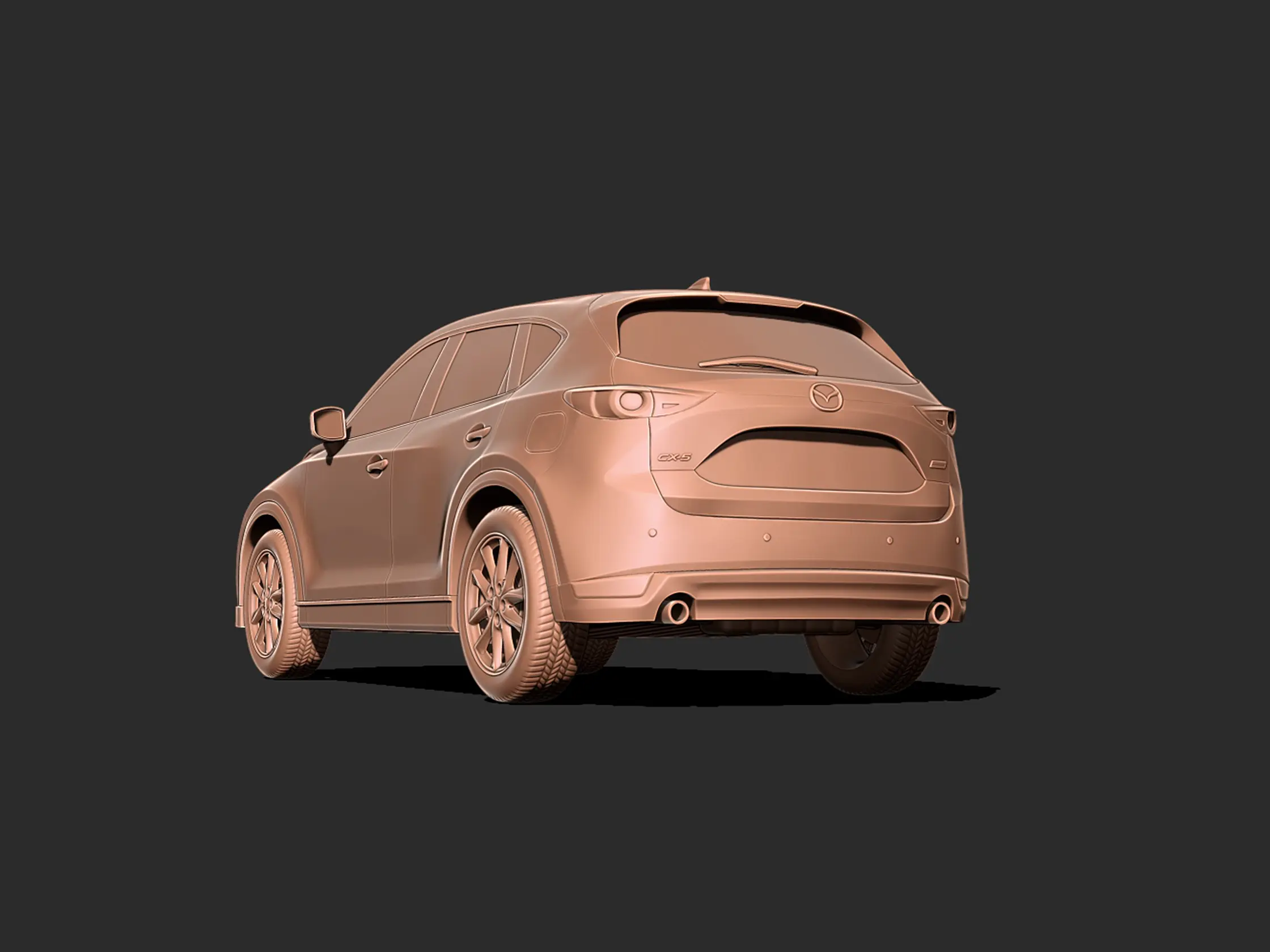 Mazda CX-5 2017 3d print model