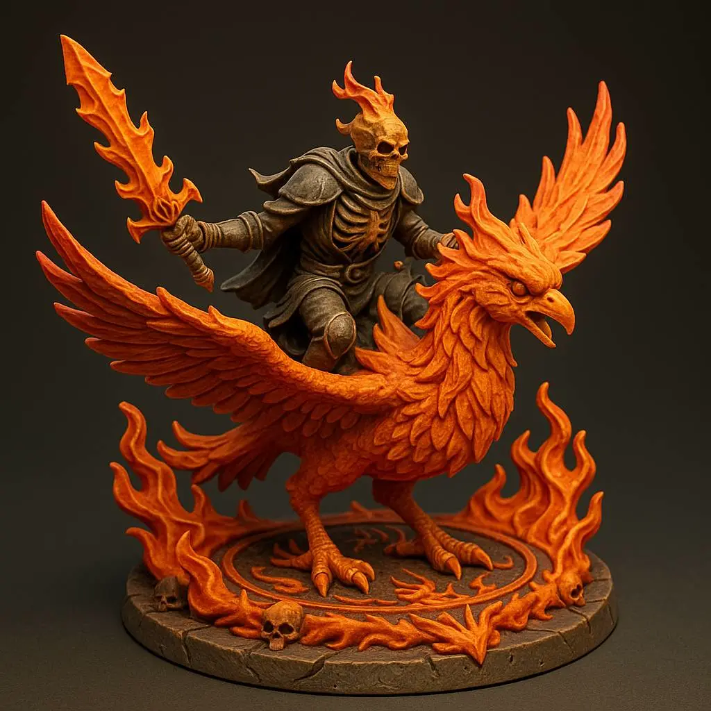 Archivos de impresora 3D | Archivo 3MF | Ash Phoenix Rider | Creality Cloud