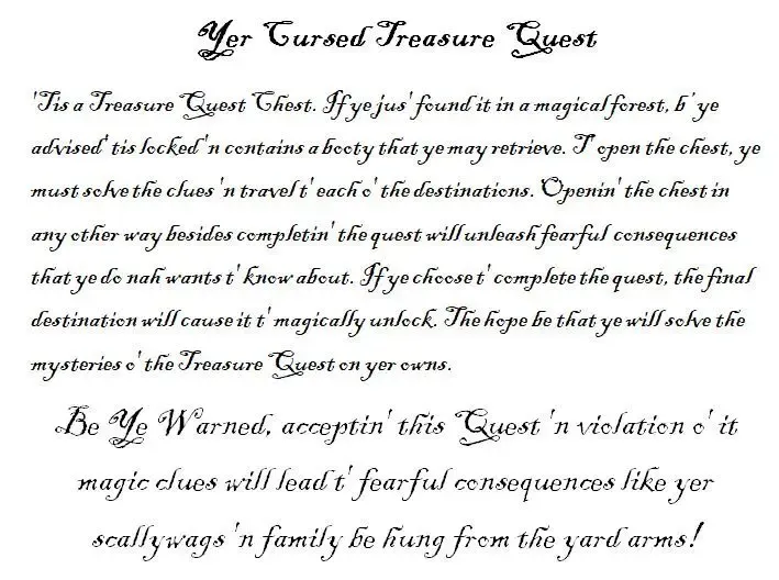 Treasure Quest - A Pirate Adventure