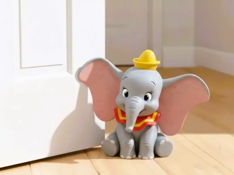Door Blocker - Flying Elephant Dumbo Ears Figure