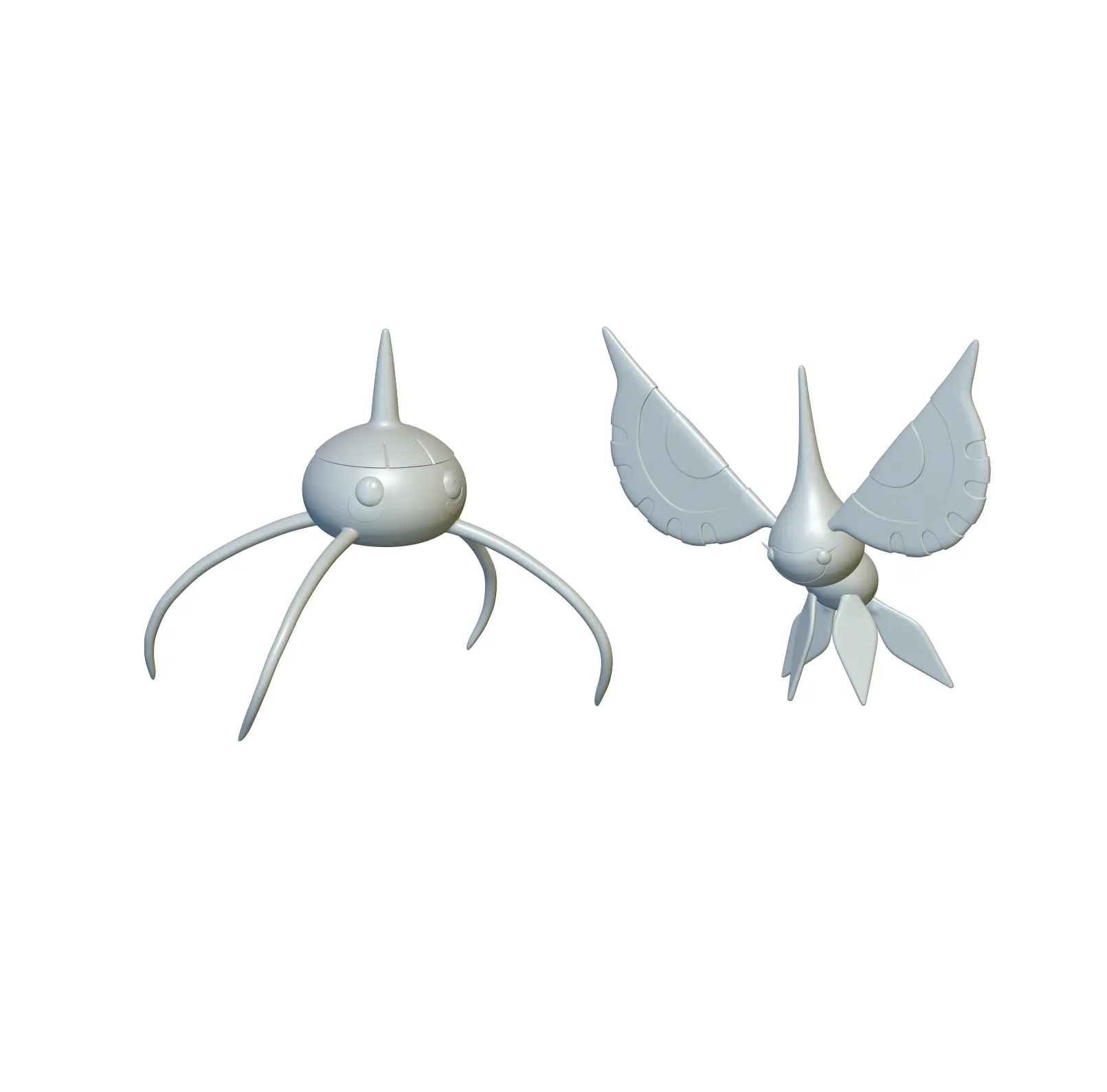 Pokemon Surskit & Masquerain (#283 & #284) - 3D Printing!
