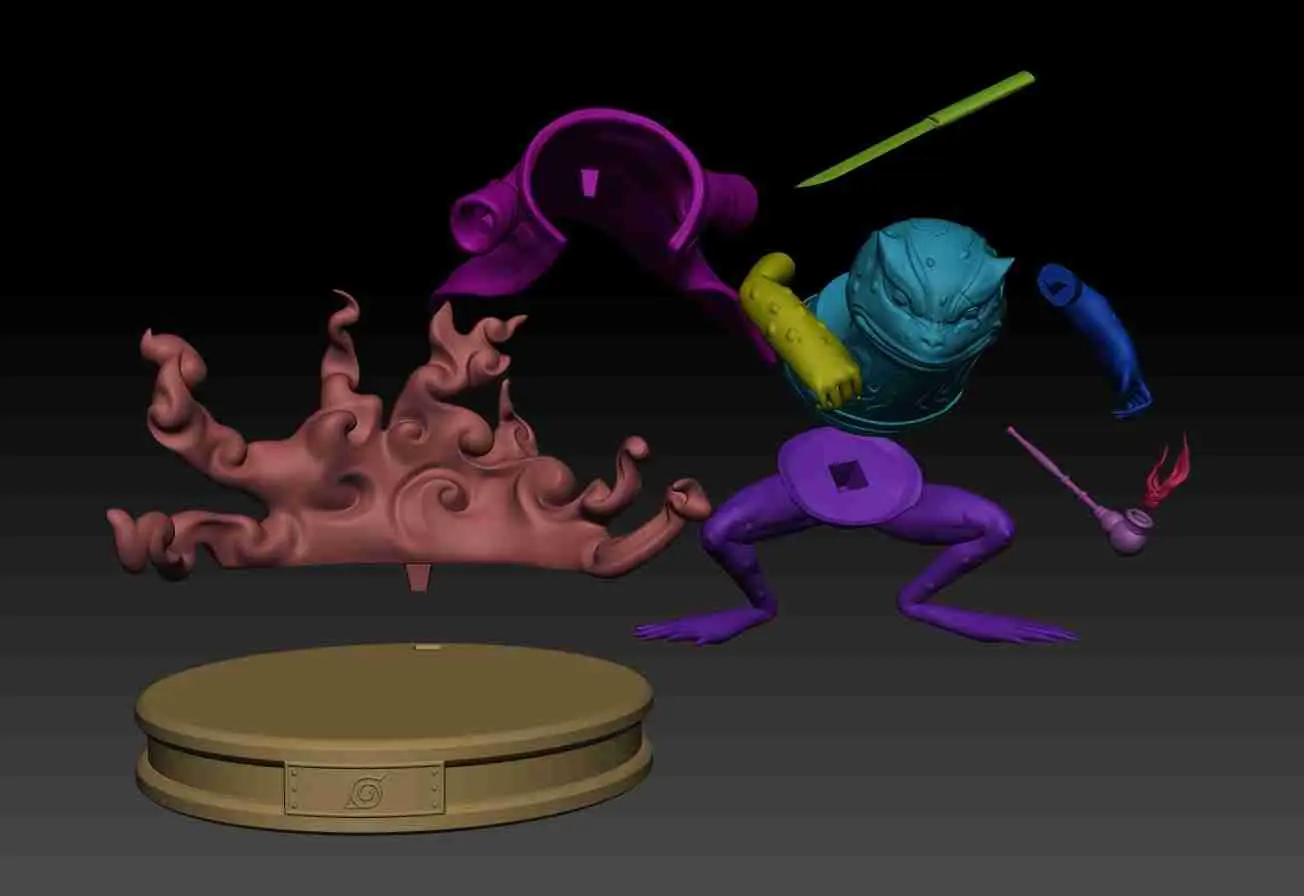 GAMABUNTA (NARUTO) - 3D PRINTING MODEL