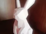 Lapin de Pâques low poly-2