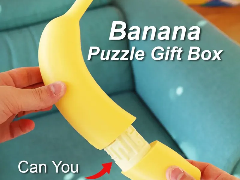 Banana Labyrinth Puzzle Gift Box