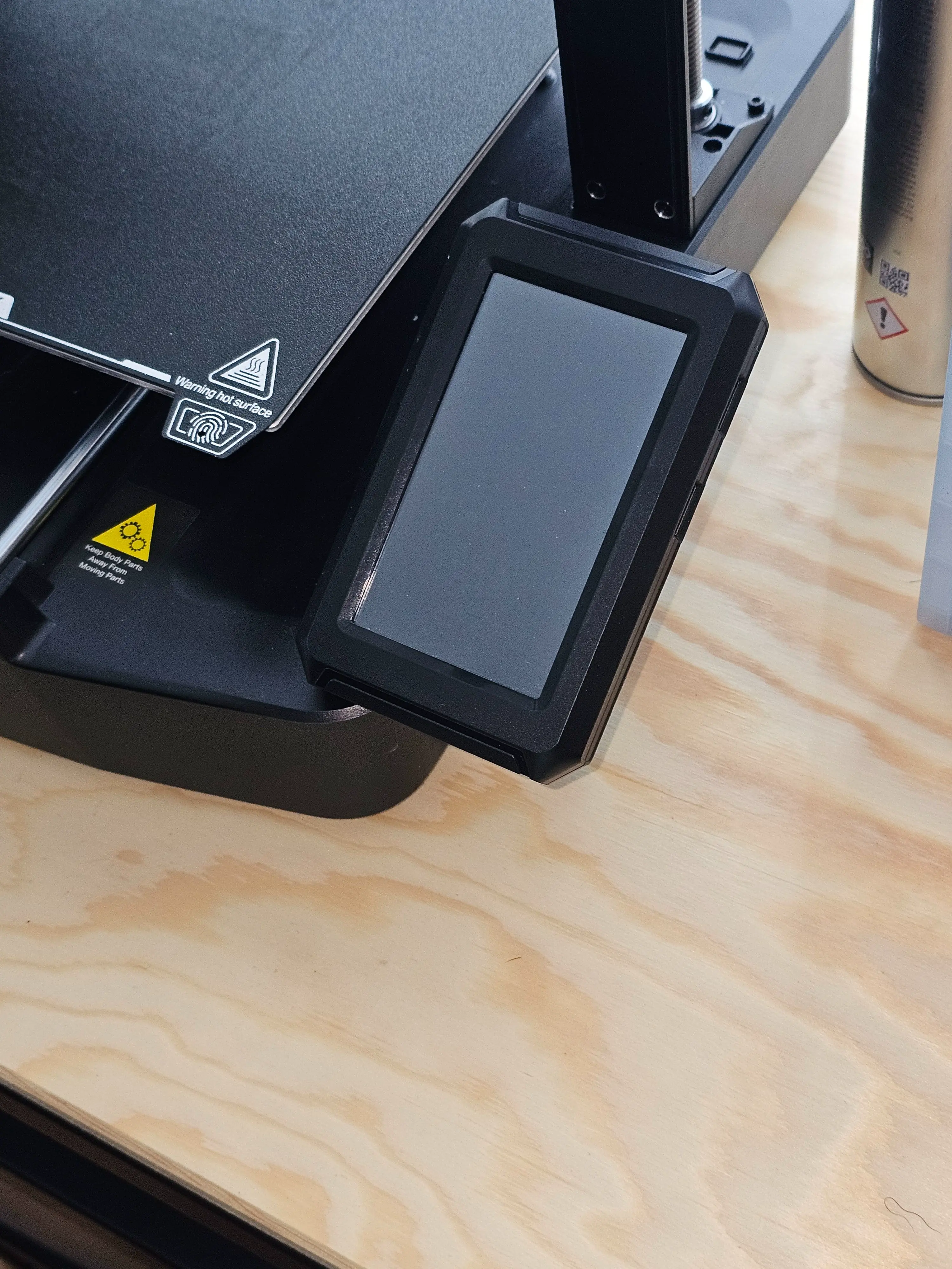 Ender 3 V3 SE/KE screen heightening bracket.