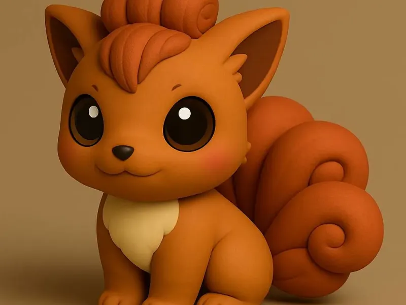 Vulpix Pokemon Chibi