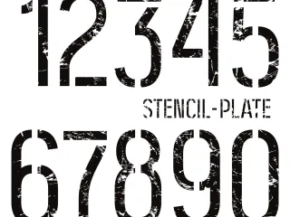 STENCIL NUMBERS