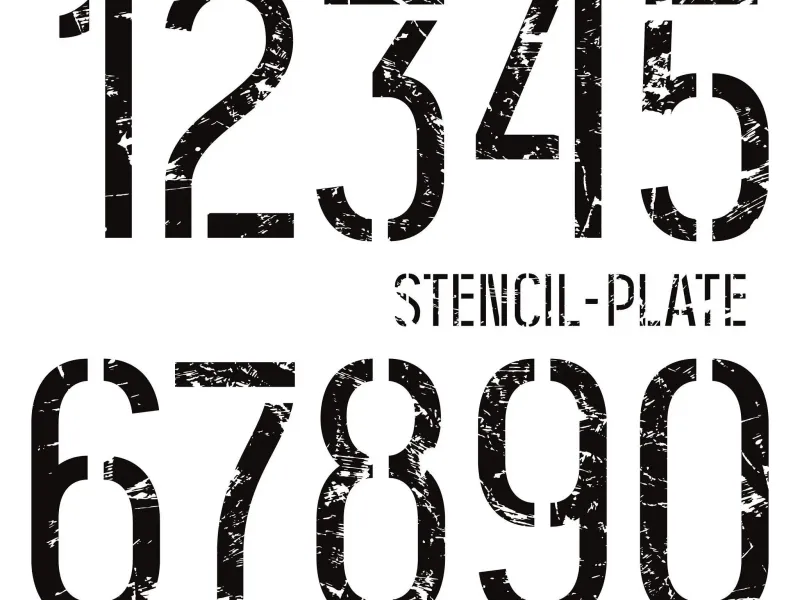STENCIL NUMBERS