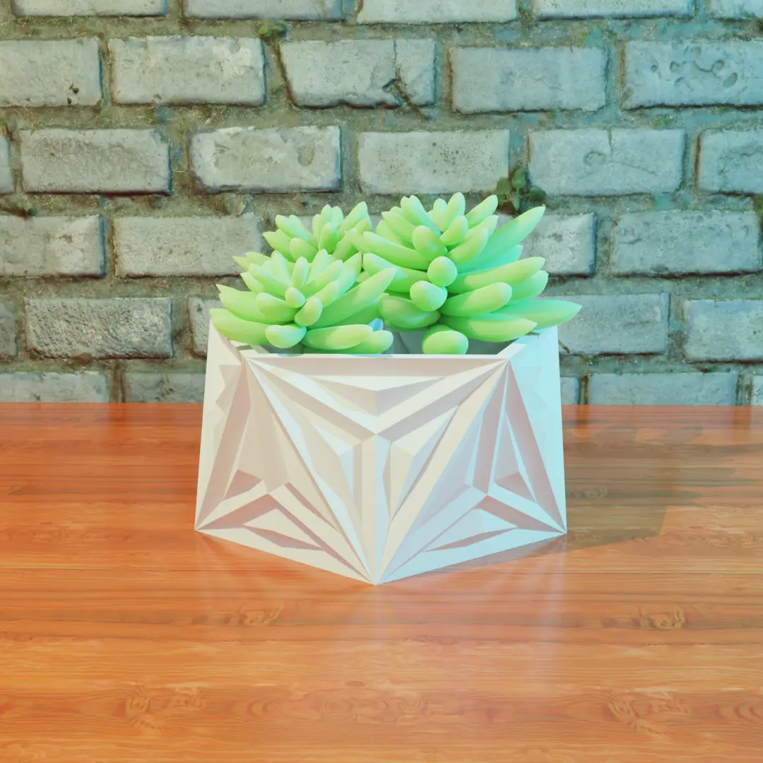 icosahedron geometric planter 3