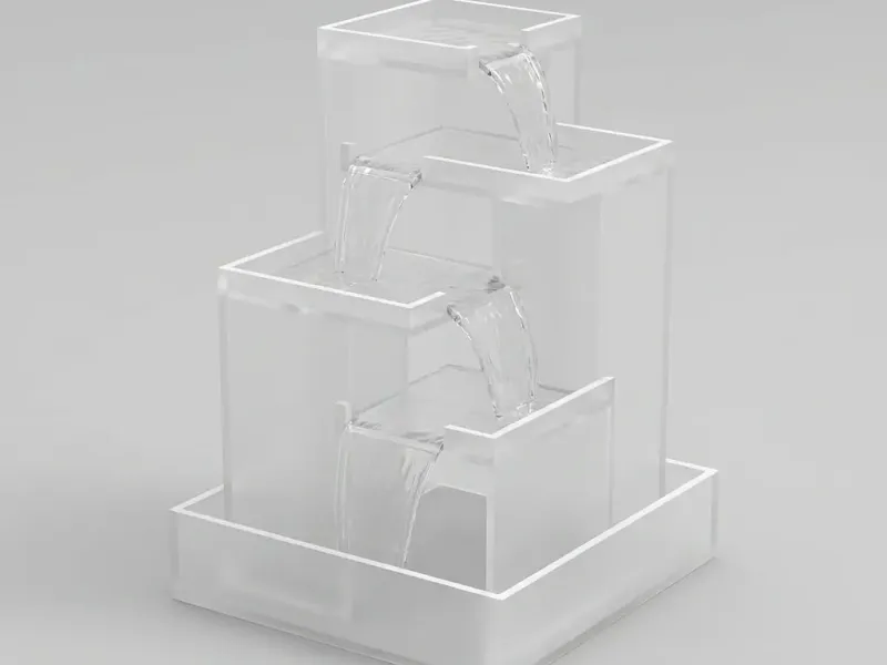 Crystal Cascade Water fountain