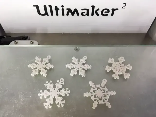 Tiny Snowflake Ornaments - from the Snowflake Machine