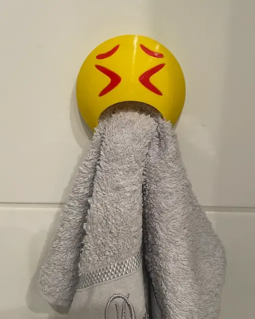 Disgusting Emoji Towel Wall Hook