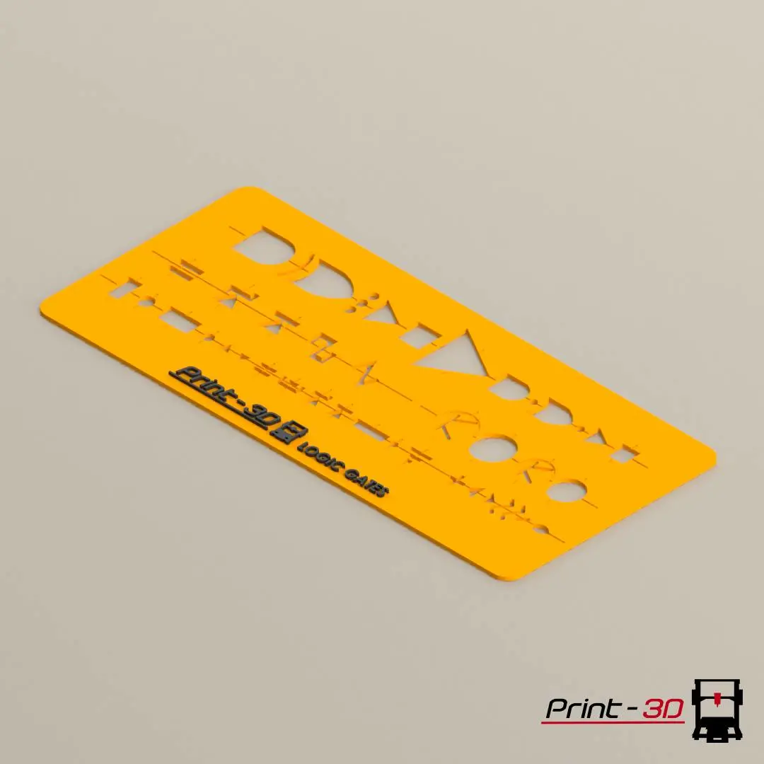 Logic Gates - Drawing Stencil/Template