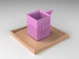 Cup with Tray-8