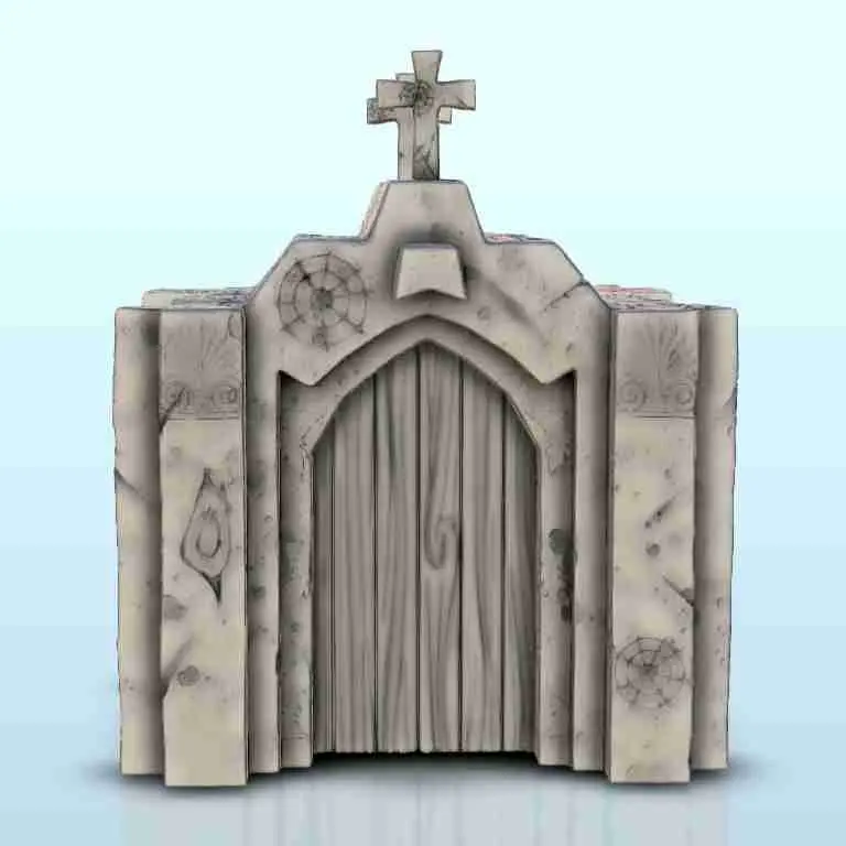 Cementerio cristiano mausoleo 3 - miniaturas warhammer figura