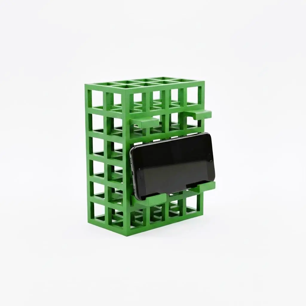 Minimalist Phone Holder – Grid Edition