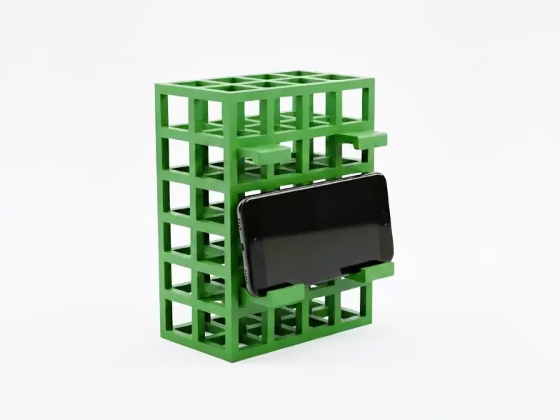 Minimalist Phone Holder – Grid Edition