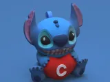 Stitch C Keychain-1