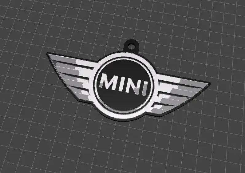MINI Logo Keychain – 4 Color / Single Color Option