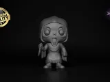 Ghostface Funko STL Scream Figure Chibi Horror 3D Print Model-3