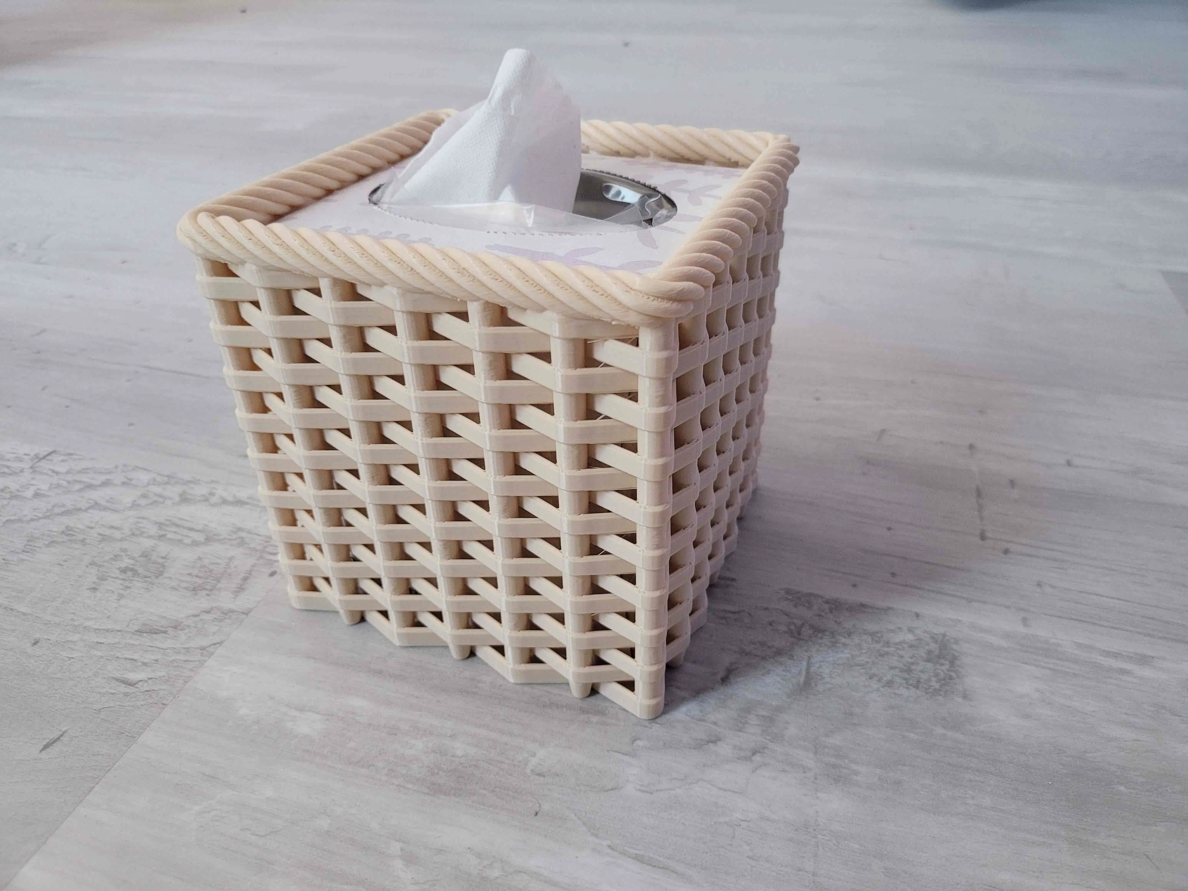 Tissue Box Basket