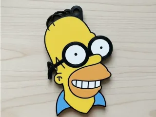 Keychain - Homer NEEERD!