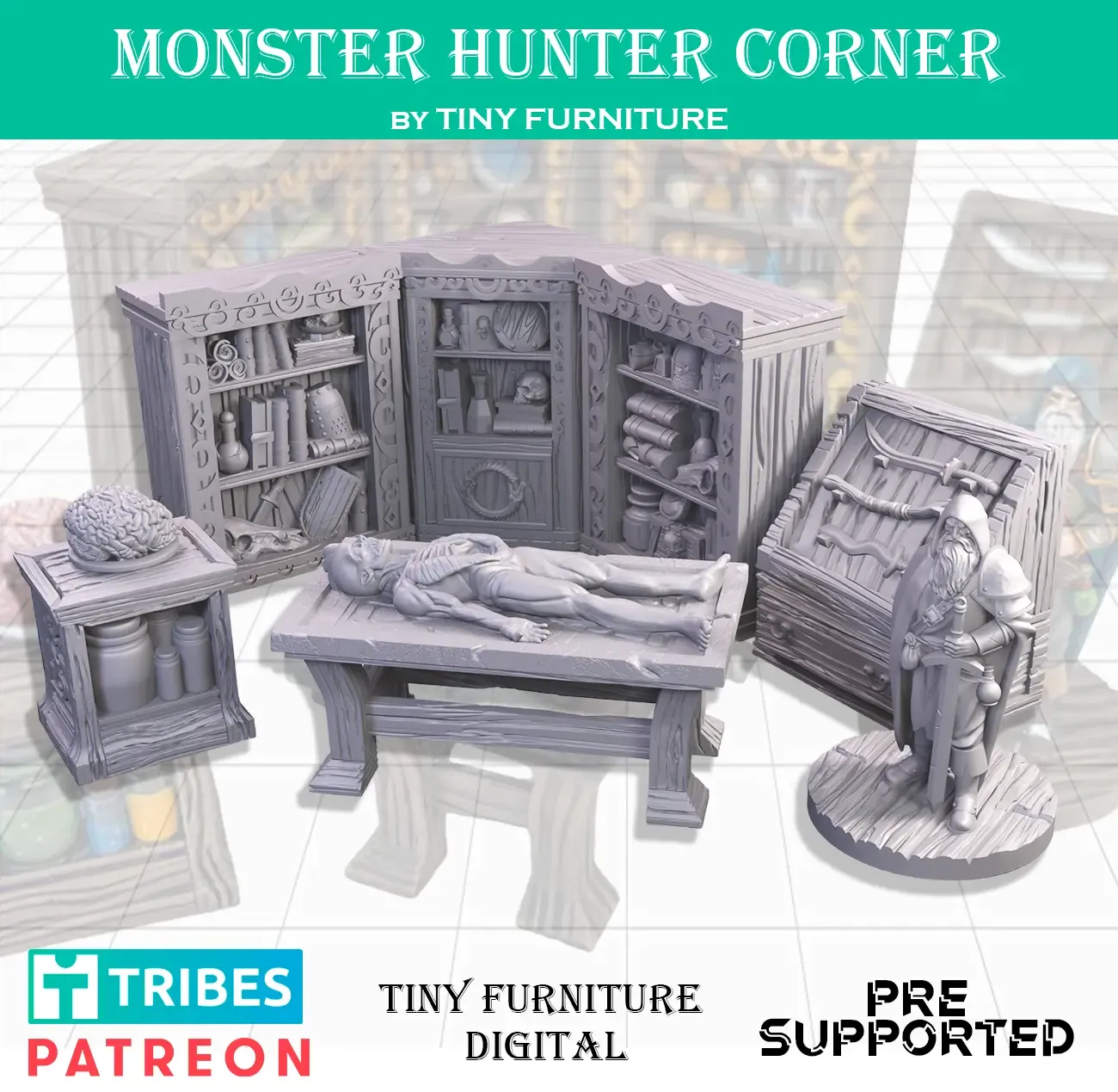 Monster Hunter Corner Miniatures Set