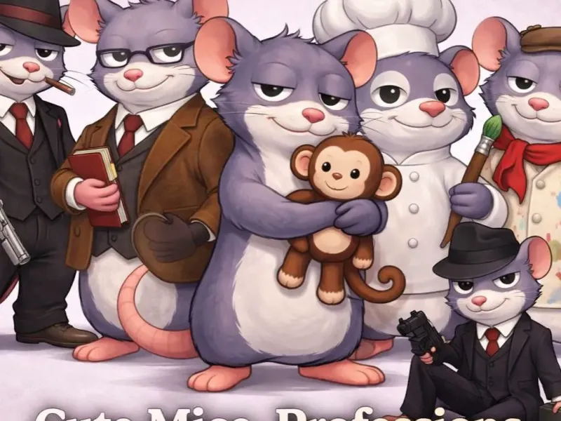 Cute Mice Professions