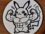 Muscle Pikachu Coaster-0